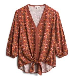 Max Studio Joanie tie hem top